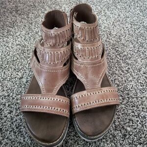 Roan by BedStu Studded Brown Sandals